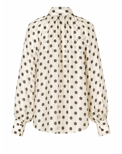 Cras Cph - Ethelcras Bluse - Black Dot